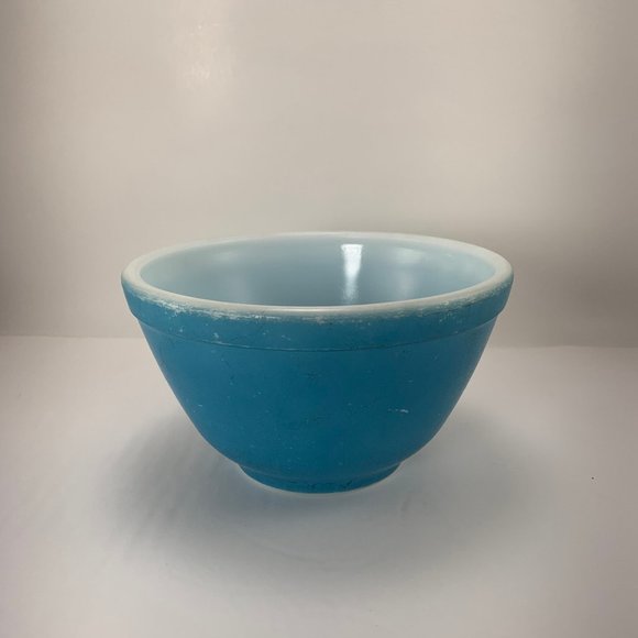 Pyrex 1940's-1950's Primary Color Blue #401 - Picture 3 of 12
